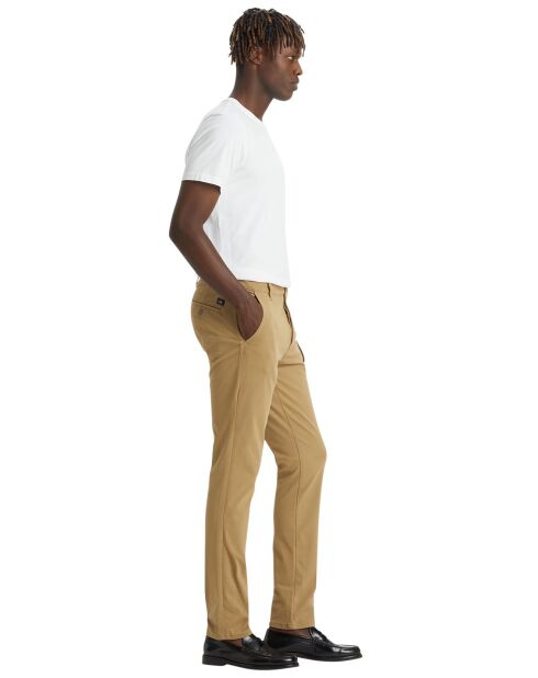 Pantalon chino Skinny Smart 360 Flex Alpha beige foncé